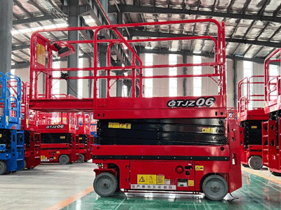 天津新牛盾電動升降平臺車多少錢一臺?